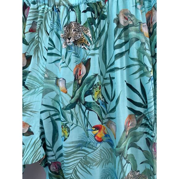 Johnny Was Taina Split Leg‎ Nature Printed Pants Size Medium - Picture 8 of 12